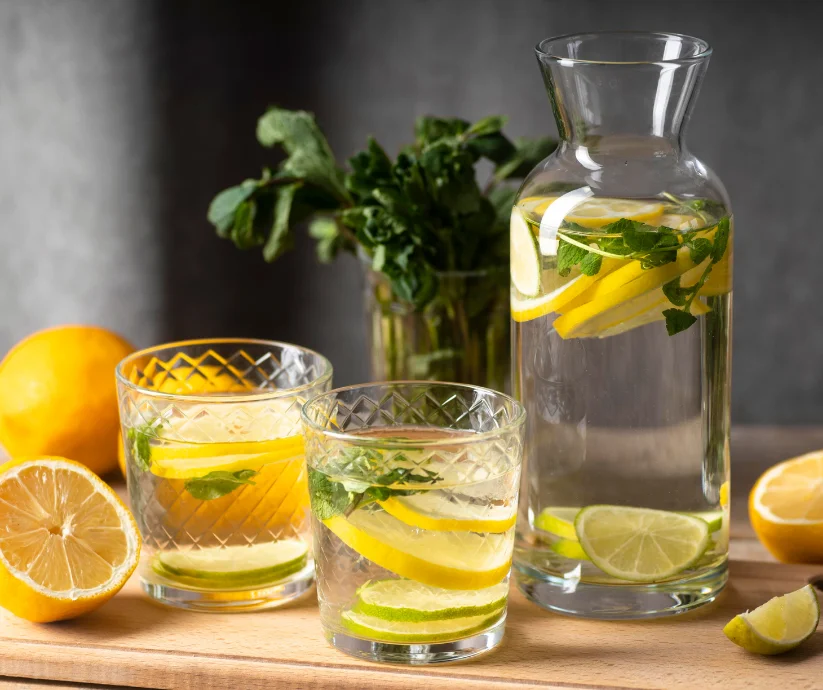 agua con limon