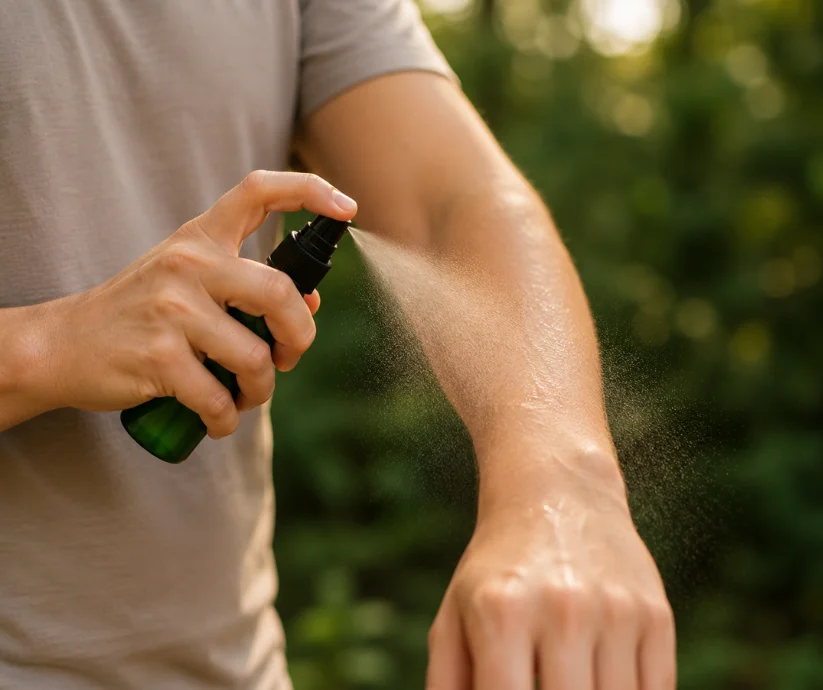 Aplicar correctamente el repelente y reaplicarlo según sus indicaciones ayuda a mantener la protección durante las actividades al aire libre.