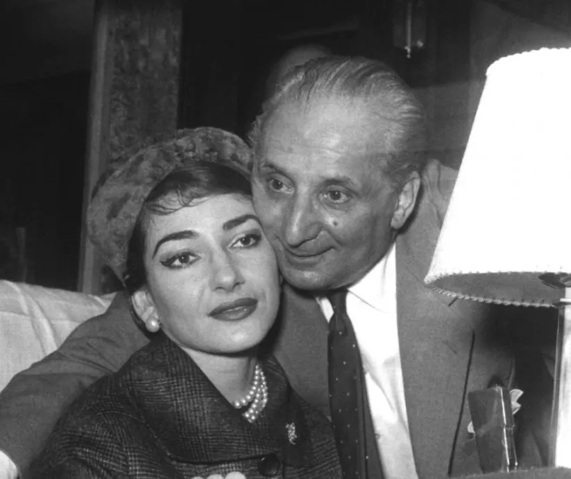 callas y esposo