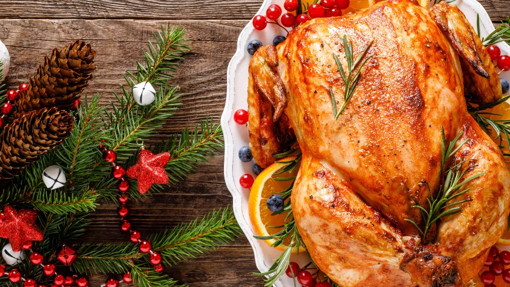receta del pavo de navidad