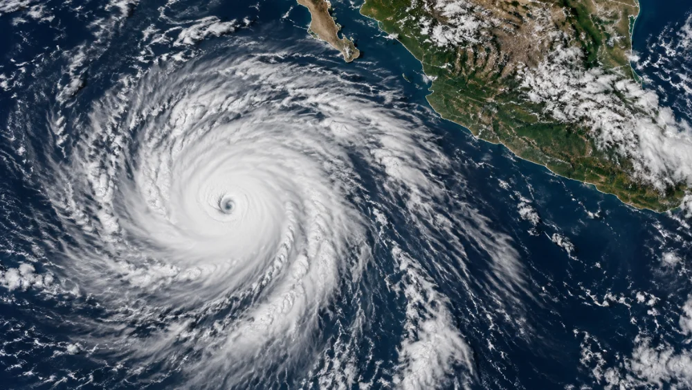 El huracán Polo, de categoría 5, avanza sobre el Pacífico mexicano mientras sus bandas nubosas mantienen bajo vigilancia a varios estados del occidente y sur del país.