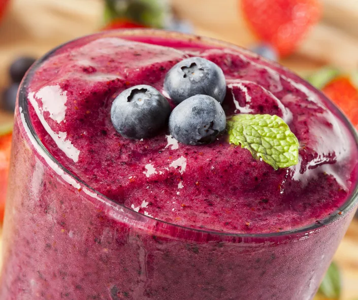 licuado frutos rojos