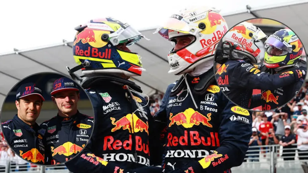 Max Verstappen y Sergio "Checo" Pérez