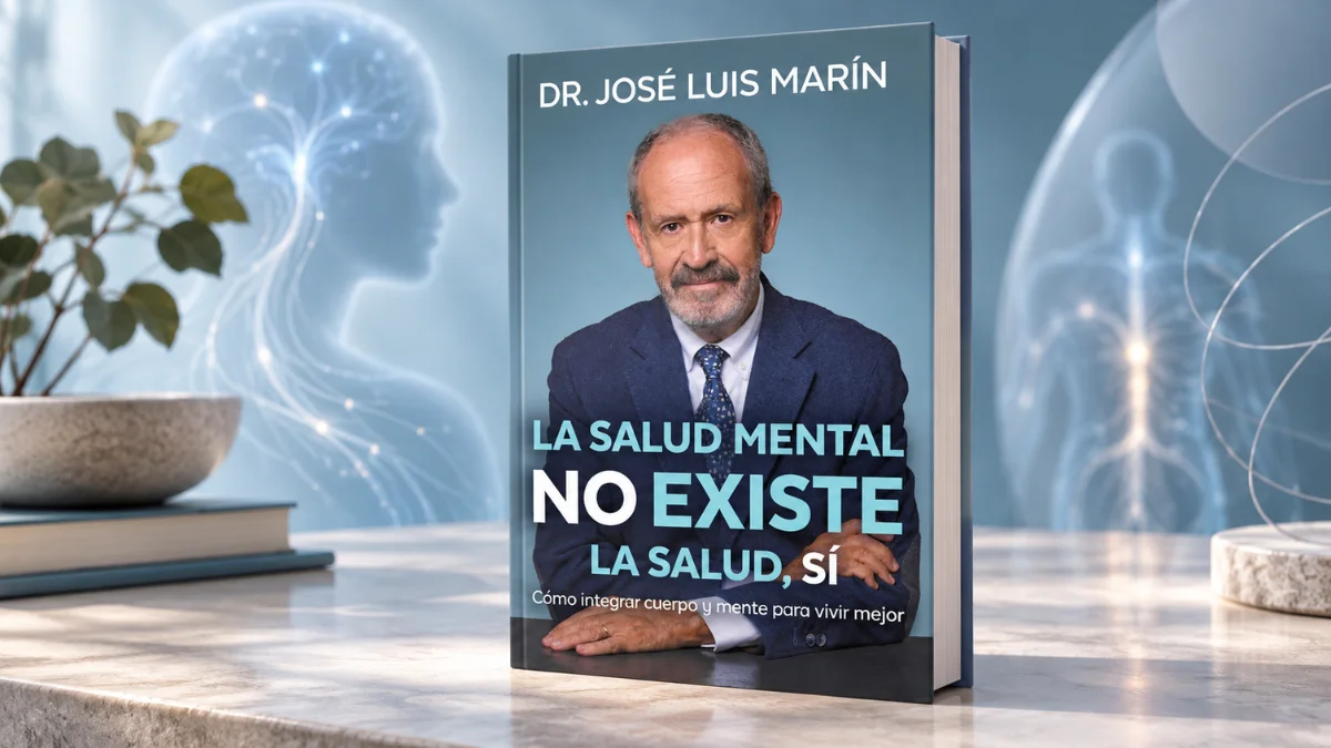 El médico psicoterapeuta José Luis Marín plantea en La salud mental no existe. La salud, sí una mirada integral que busca entender cuerpo, emociones, historia personal y entorno como partes inseparables de la salud.