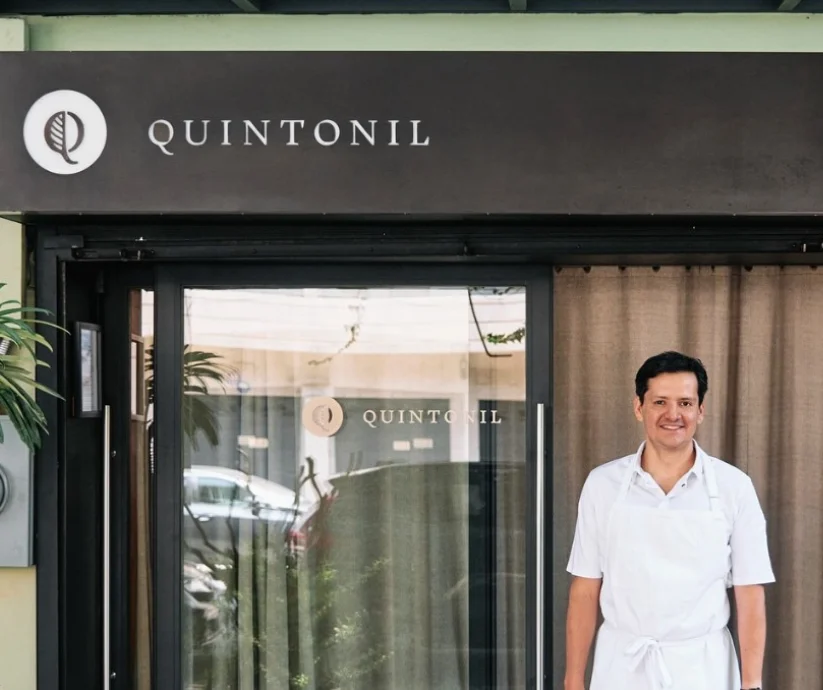 Restaurante Quintonil en la Ciudad de México.