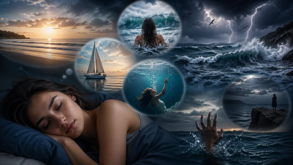 Soñar con el mar en calma y tormenta durante interpretación de sueños