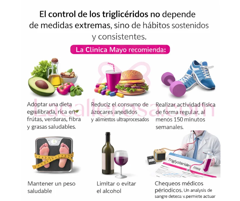 El control de los triglicéridos no depende de medidas extremas, sino de hábitos sostenidos y consistentes.