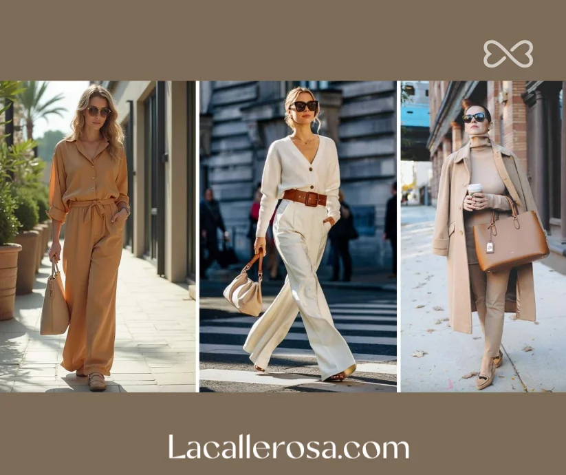 Una buena alternativa son los total looks monocromáticos, blazers amplios, pantalones de lino, blusas sin mangas y camisas blancas Regina Romero.