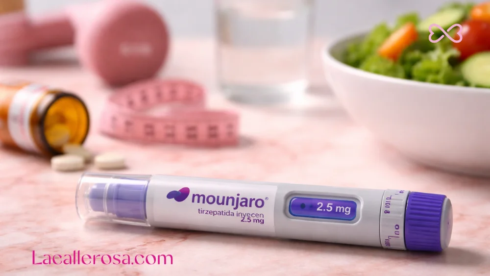 Mounjaro inyección utilizada para control de peso y diabetes tipo 2