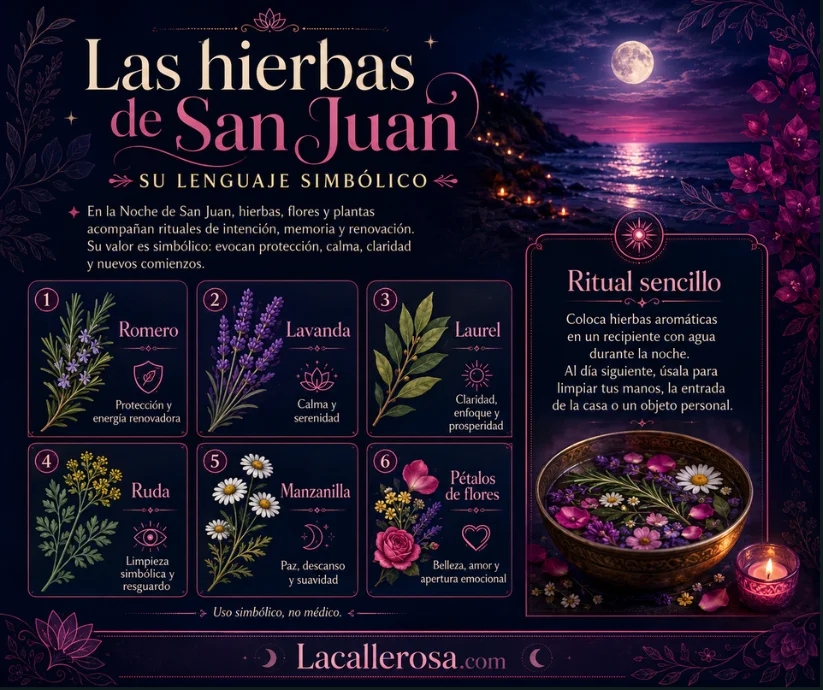 Las hierbas de San Juan y su lenguaje simbólico.