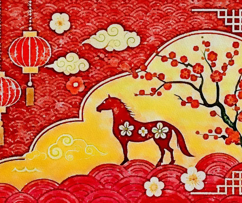 caballo chino de fuego