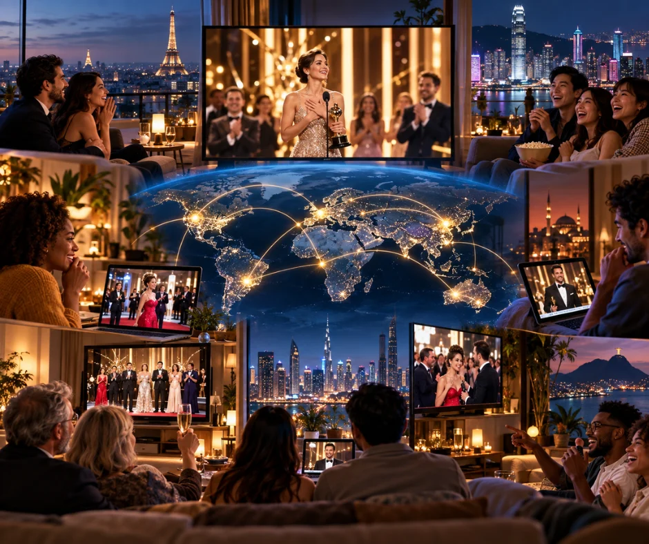 Una transmisión global simultánea puede hacer que ganadores, discursos, vestidos y momentos virales de los Emmy circulen al mismo tiempo en distintas partes del mundo
