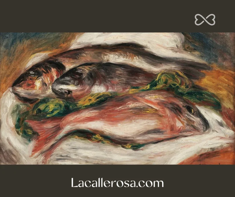 %22Les poissons%22, de Pierre-Auguste Renoir, fue uno de los tres cuadros robados.