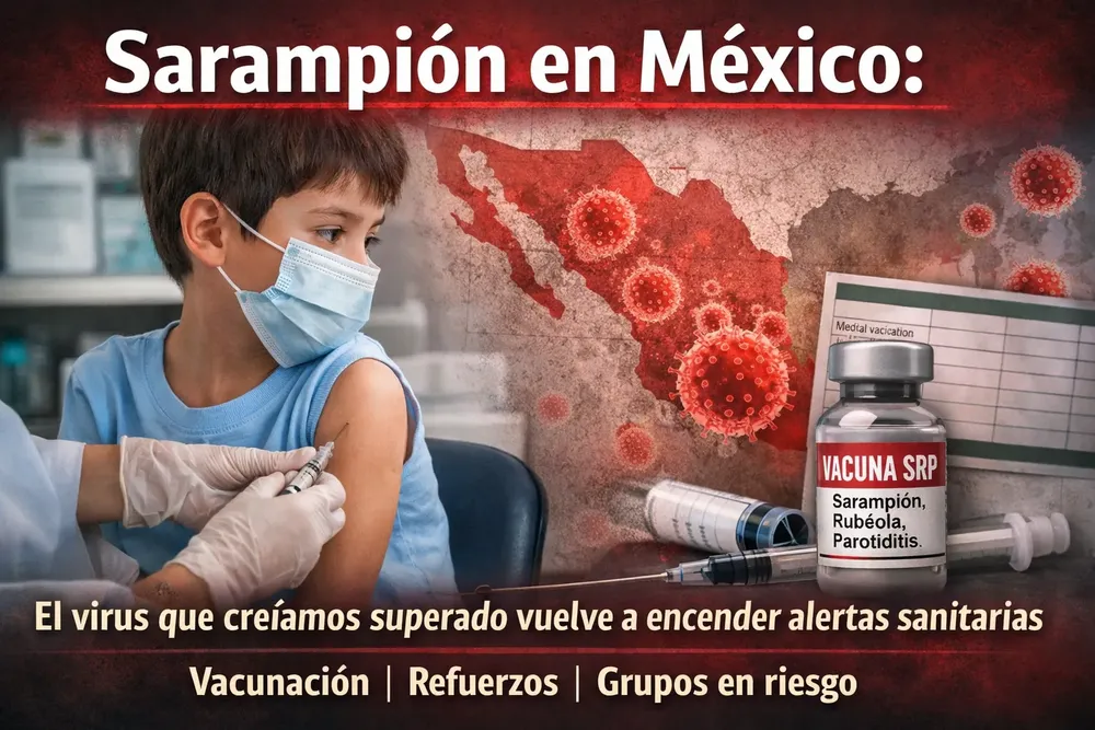 Sarampión en México: el virus que creíamos superado vuelve a encender alertas sanitarias