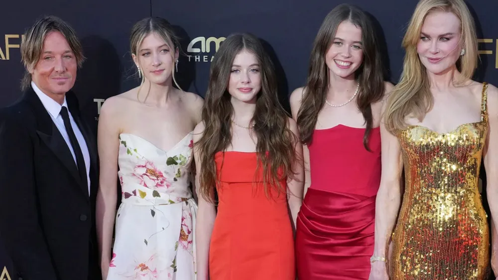 keith y nicole con sus hijas