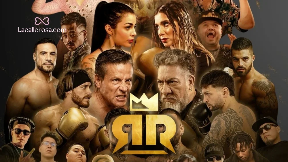 Alfredo Adame y Carlos Trejo durante el careo previo a su combate en Ring Royale 2026 en Monterrey