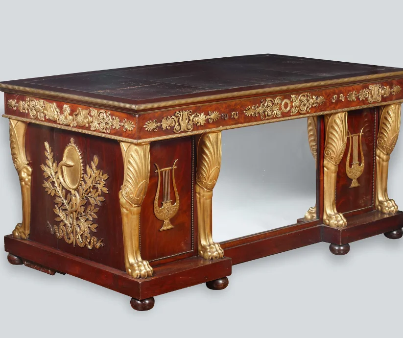 Mesa de trabajo del emperador Napoleón III, Anónimo francés