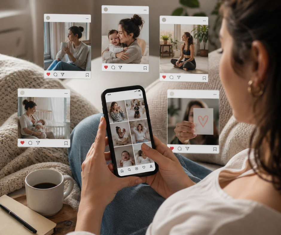 Redes sociales y nuevas conversaciones sobre maternidad.