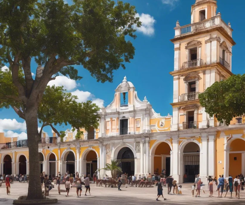 La Plaza Grande, corazón de la vida social de Mérida