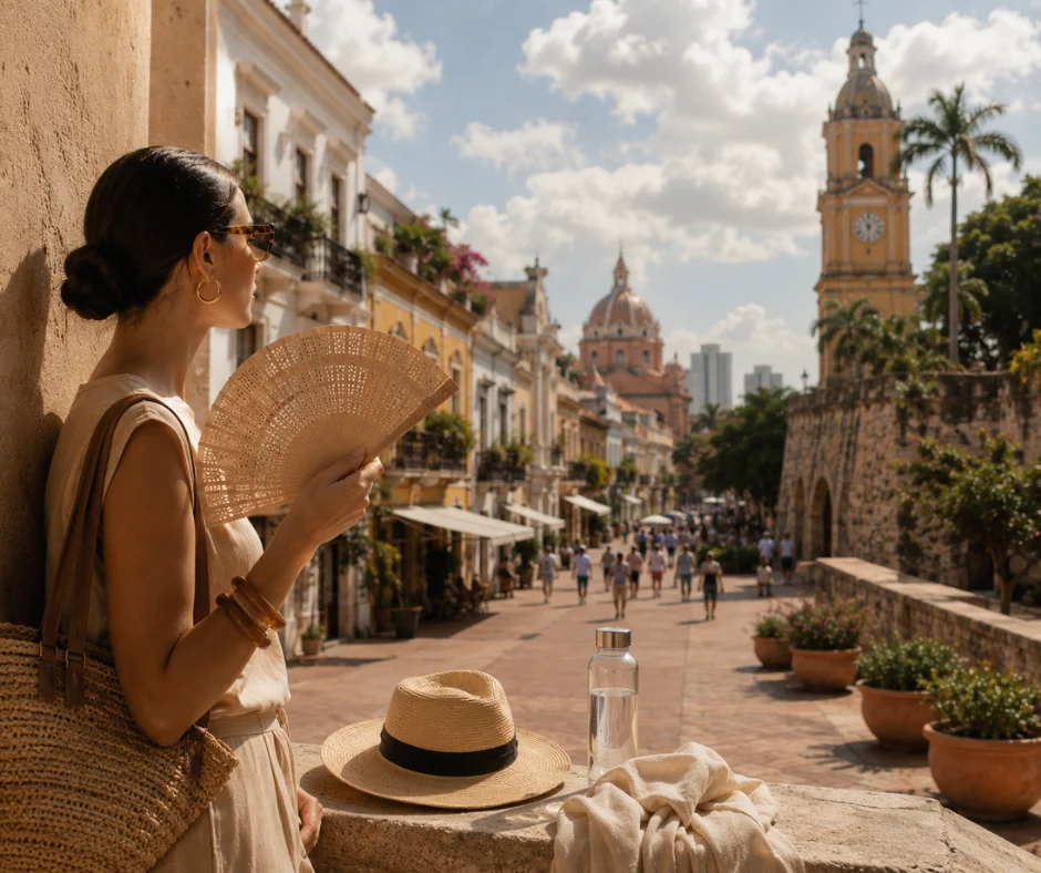 En las ciudades calurosas, el abanico se convierte en una pausa sencilla, elegante y útil frente al ritmo del verano.
