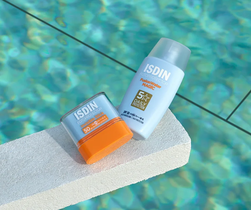 ISDIN han desarrollado protectores resistentes al agua