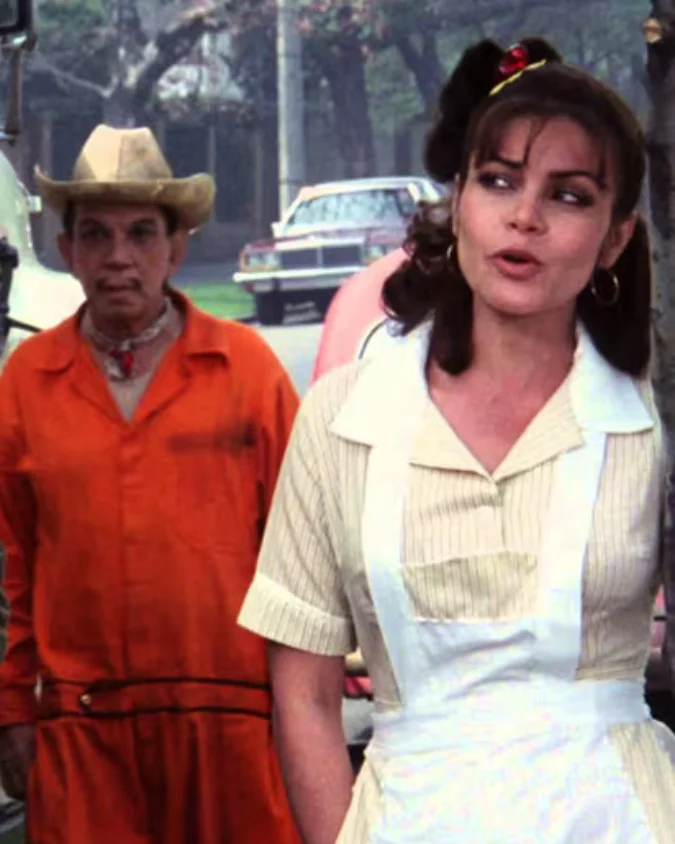 María Sorté compartió pantalla con el gran Mario Moreno Cantinflas.