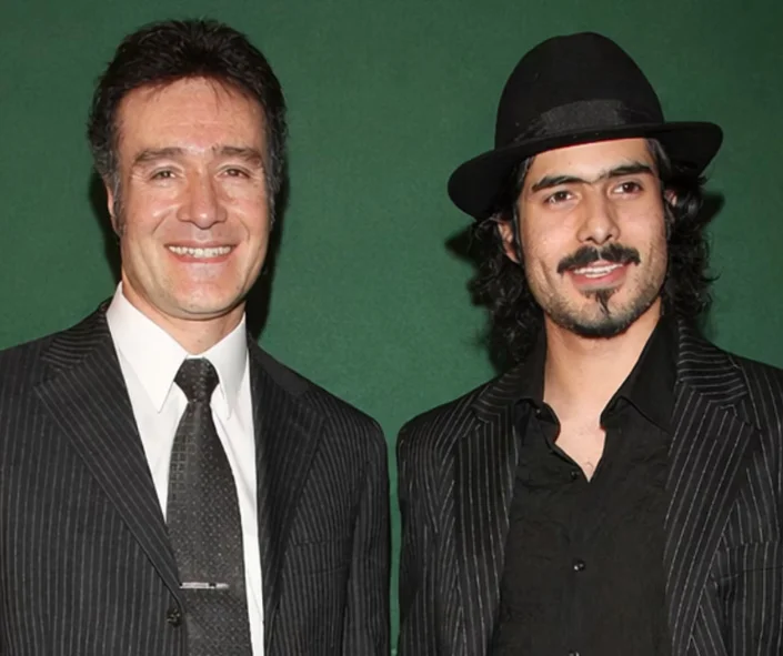 José Angel junto a su padre Odiseo Bichir