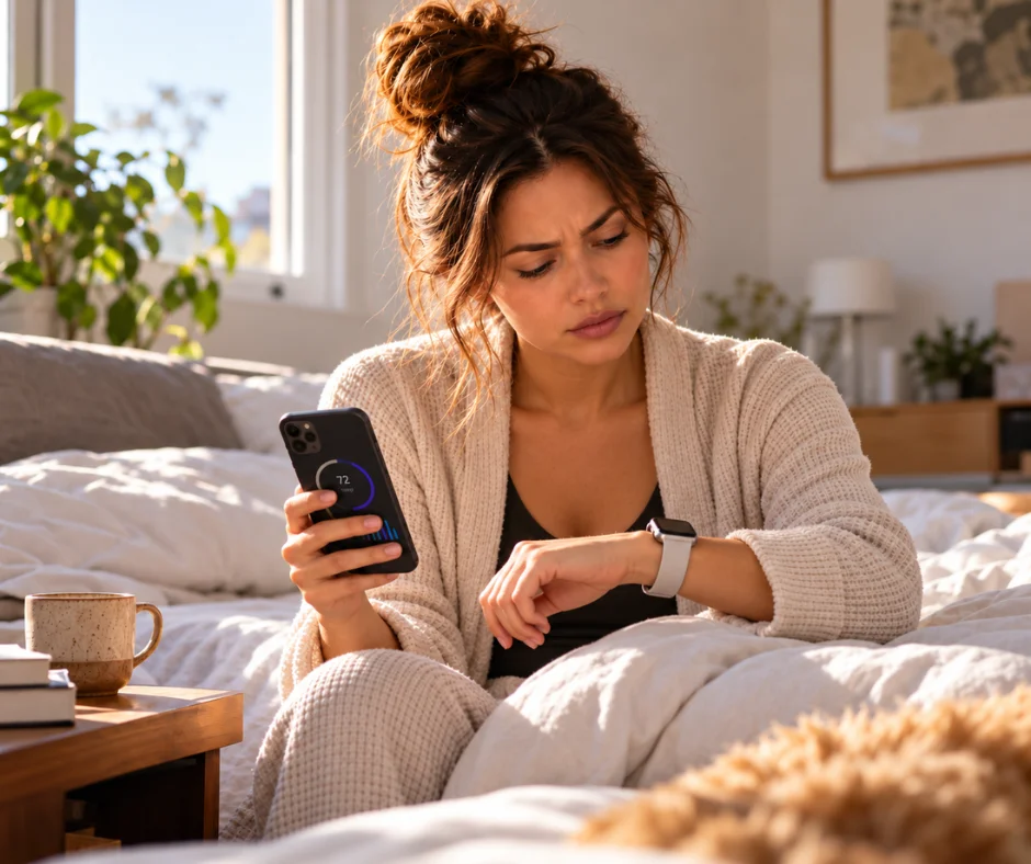 Los relojes y aplicaciones pueden ayudarnos a conocer mejor nuestros hábitos de sueño y actividad, pero una puntuación no siempre cuenta toda la historia de cómo nos sentimos.