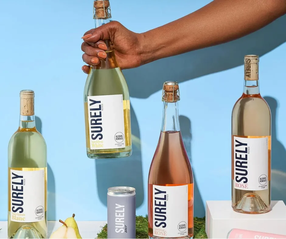 Dentro del segmento de vinos desalcoholizados, Surely Wines se ha convertido en una de las referencias más conocidas.