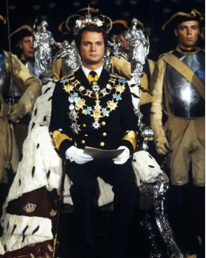 Coronación a los 27 años de Carlos XVI Gustavo de Suecia 