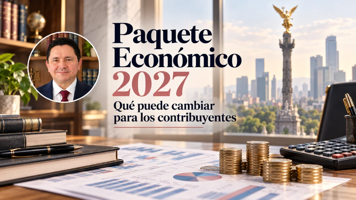 El Paquete Económico 2027 propone cambios en materia fiscal y mayor énfasis en la fiscalización; en la imagen, Antonio Nazar, abogado fiscalista y autor de este análisis.